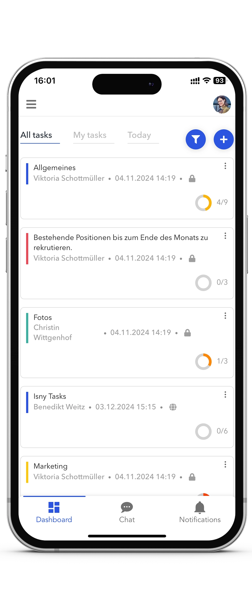 Integrierte Rückmeldung