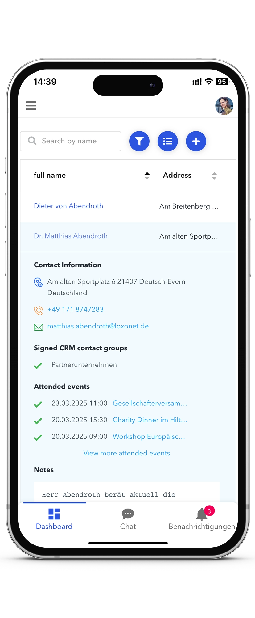 Intuitive Bedienung