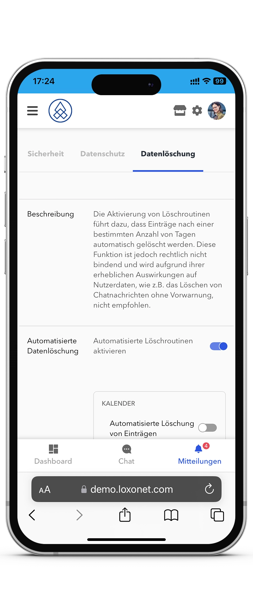 Konsequente Bereinigung